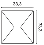 Декоративная панель Orac W106 (33.3x33.3x2.9 см) в Йошкар-Оле