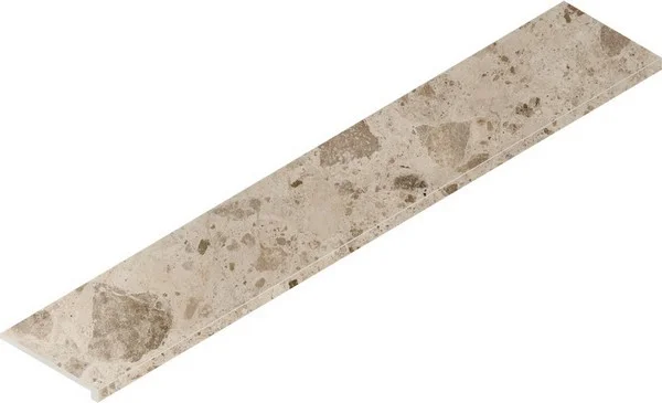 Керамогранит Italon Континуум Стоун Беж Ступень угловая правая 33х160 (Натуральная) в Йошкар-Оле