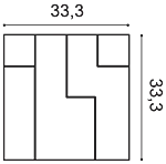 Декоративная панель Orac W102 (33.3x33.3x2.5 см) в Йошкар-Оле