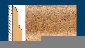 Плинтус пробковый ArtCorkDesing С 103 (Колер 8) 12х65х910 мм в Йошкар-Оле