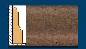 Плинтус пробковый ArtCorkDesing С 103 (Колер 11) 12х65х910 мм в Йошкар-Оле