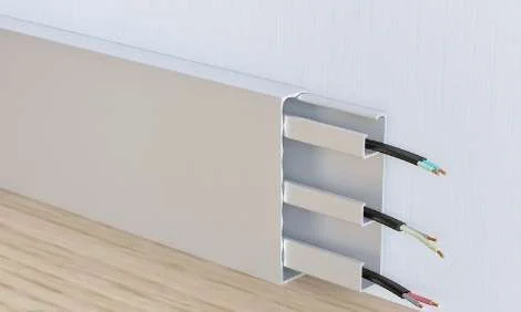 Алюминиевый плинтус Fezard Кабельный ALP-G80 Алюминий 80*15*2500 мм в Йошкар-Оле