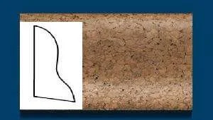 Плинтус пробковый ArtCorkDesing С 102 (Колер 9) 20x40x910 мм в Йошкар-Оле