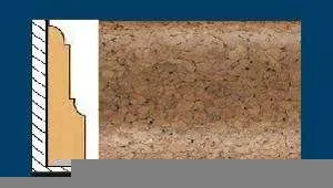 Плинтус пробковый ArtCorkDesing С 103 (Колер 9) 12х65х910 мм в Йошкар-Оле