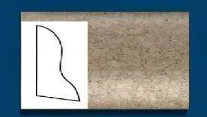 Плинтус пробковый ArtCorkDesing С 102 (Колер 6) 20x40x910 мм в Йошкар-Оле