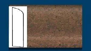 Плинтус пробковый ArtCorkDesing С 106 (Колер 11) 10х60х910 мм в Йошкар-Оле