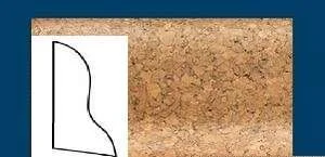 Плинтус пробковый ArtCorkDesing С 102 (Колер 8) 20x40x910 мм в Йошкар-Оле