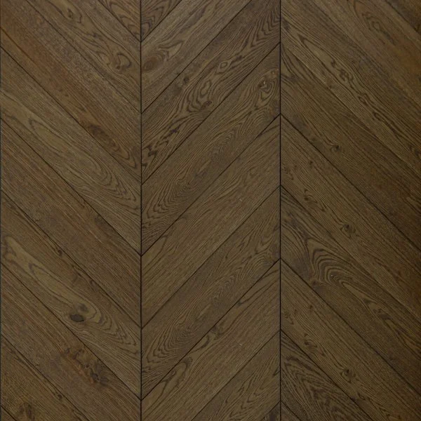 Инженерная доска Kochanelli Французская Ёлка Оскуро Дуб Original Браш (600х120х15) в Йошкар-Оле