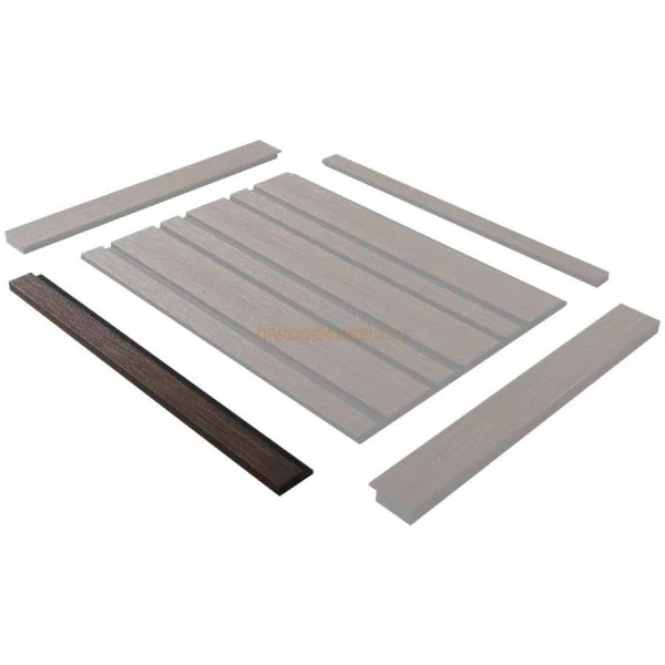 Финишный молдинг LF124A BR396K правый декорированный (42х12х2700мм) в Йошкар-Оле