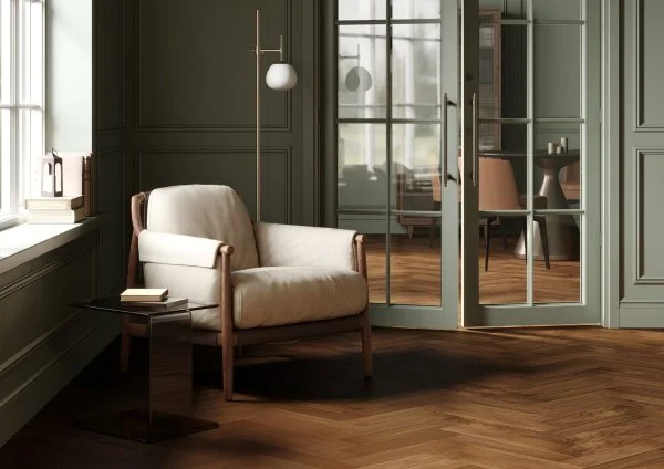 Паркетная доска Quartz Parquet Штучный паркет Орех Американский 44-400-29 в Йошкар-Оле