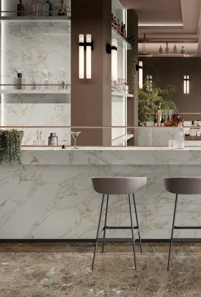 Керамогранит Italon Шарм Делюкс Арабескато Уайт 80х160 (Люкс и реттифицированная) в Йошкар-Оле