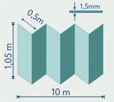 Подложка Солид 1,5мм гармошка для LVT (10.5м2) в Йошкар-Оле