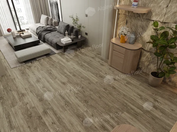 Каменно-полимерная плитка Alpine Floor Grand Sequoia Village Венге Грей ECO 11-807 4мм, 43 класс в Йошкар-Оле