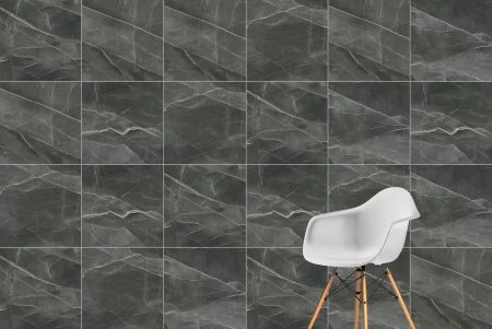 Керамогранит Vitra SityMarble Калакатта Блэк 60х60 (Лаппатированная и Реттифицированная) в Йошкар-Оле