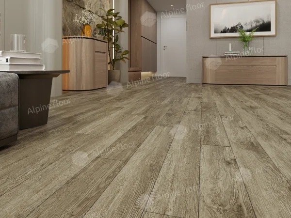 Каменно-полимерная плитка Alpine Floor Grand Sequoia Village Венге Грей ECO 11-807 4мм, 43 класс в Йошкар-Оле