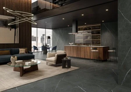 Керамогранит Italon Метрополис Империал Блэк 80х80 (Натуральная и Реттифицированная) в Йошкар-Оле