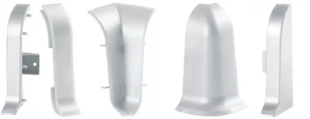 Угол наружный для плинтуса ALP-C43 Серебро (ПВХ) в Йошкар-Оле