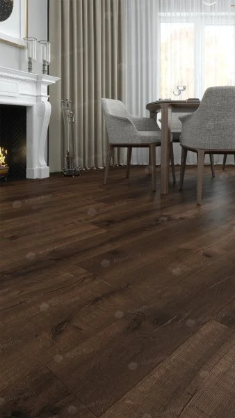 Каменно-полимерная плитка Alpine Floor Real Wood Дуб Мокка ECO 2-2, 6 мм 43 класс в Йошкар-Оле