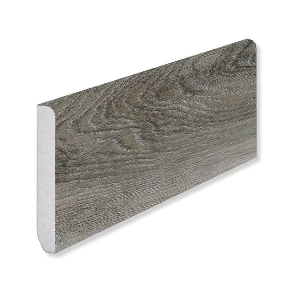 Кварцевый плинтус Fargo 366-1B Дуб Рустик Серый градиент 80х11х2200 мм в Йошкар-Оле
