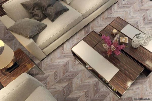 Пробковое покрытие CorkStyle Chevron Brown (1235*305*6 мм) HC в Йошкар-Оле
