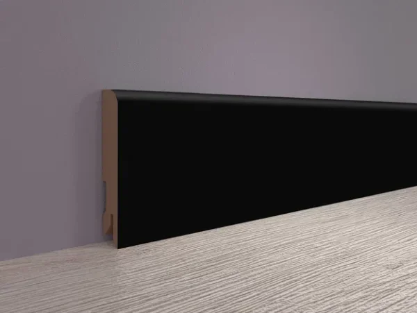 Плинтус MDF Bonkeel 24032 Чёрный Софт (100х16х2400 мм) в Йошкар-Оле