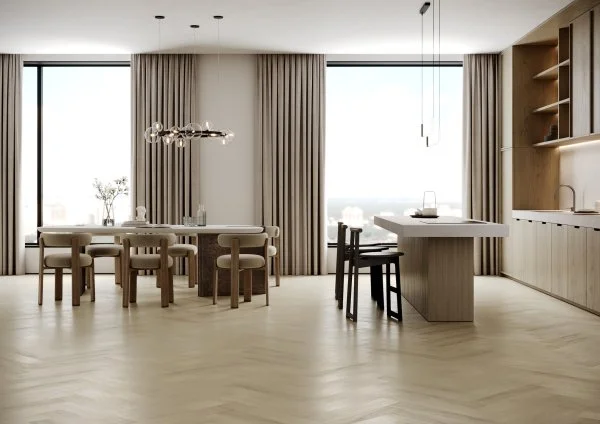 Паркетная доска Quartz Parquet Английская Ёлка Дуб Испанский 33-404 в Йошкар-Оле