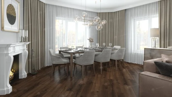 Каменно-полимерная плитка Alpine Floor Real Wood Дуб Мокка ECO 2-2, 6 мм 43 класс в Йошкар-Оле