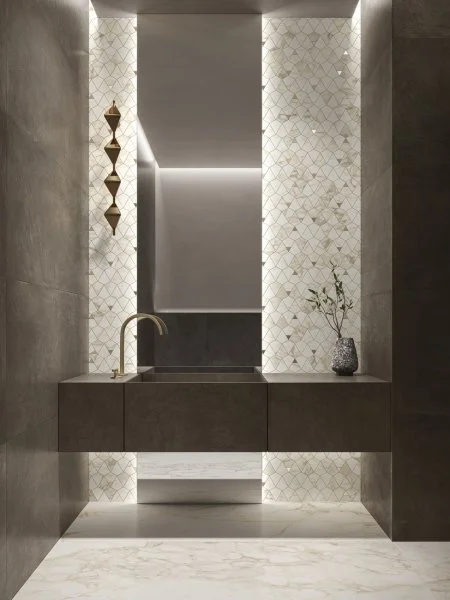 Керамогранит Italon Этернум Каррара Мозаика Вертекс 25.8х30 (Натуральная) в Йошкар-Оле