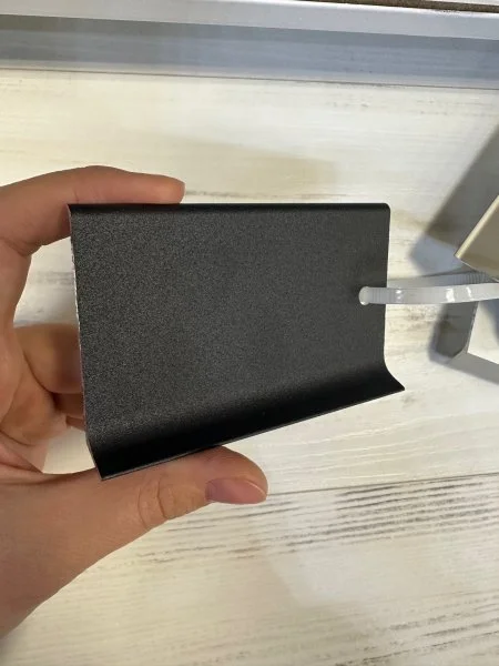 Алюминиевый плинтус Bonkeel ПЛ80 515л Черный (78,5х11,2х2500мм) в Йошкар-Оле