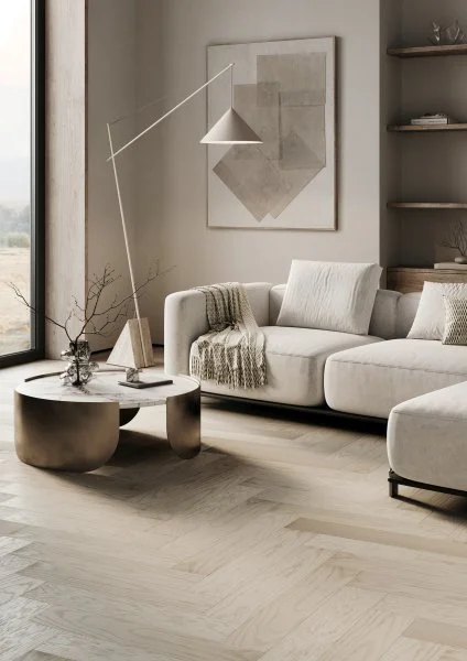 Паркетная доска Quartz Parquet Английская Ёлка Дуб Песочный 33-408 в Йошкар-Оле