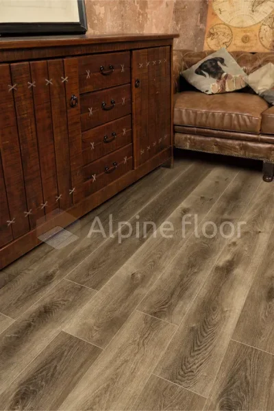 Кварц-виниловая плитка Alpine Floor Premium XL Дуб Коричневый ЕСО 7-9, 8 мм. 43 класс в Йошкар-Оле