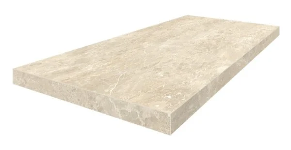 Керамогранит Coliseum Да Винчи Беж Ступень угловая левая (Натуральный, 33х60) в Йошкар-Оле