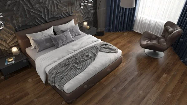 Кварц-виниловая плитка Alpine Floor Premium XL Дуб Шоколадный ЕСО 7-18, 8 мм. 43 класс в Йошкар-Оле