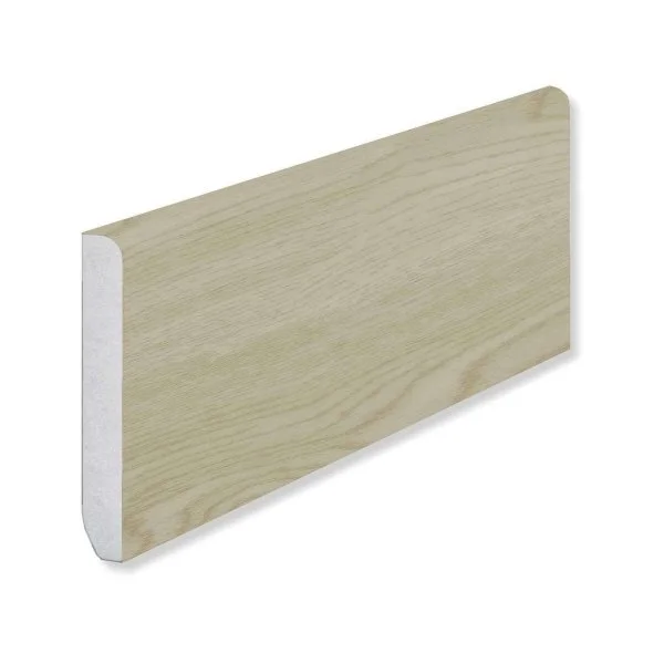 Кварцевый плинтус Fargo 18001-35 Ясень Белый 80х11х2200 мм в Йошкар-Оле