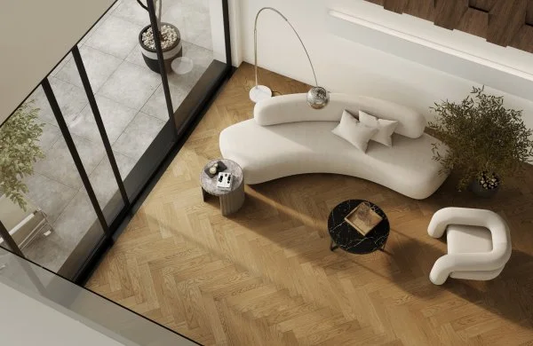 Паркетная доска Quartz Parquet Английская Ёлка Дуб Рустикальный 33-410 в Йошкар-Оле