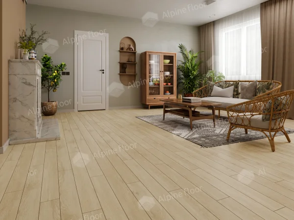 Каменно-полимерная плитка Alpine Floor Grand Sequoia Village Камфора ECO 11-507 4мм, 43 класс в Йошкар-Оле