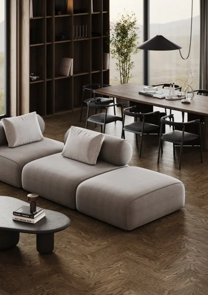 Паркетная доска Quartz Parquet Штучный паркет Дуб Брауни 44-413 в Йошкар-Оле