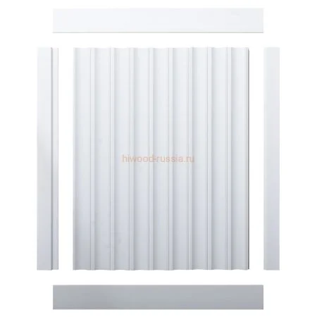 Финишный молдинг LF124B NP левый белый (31х12х2700мм) в Йошкар-Оле