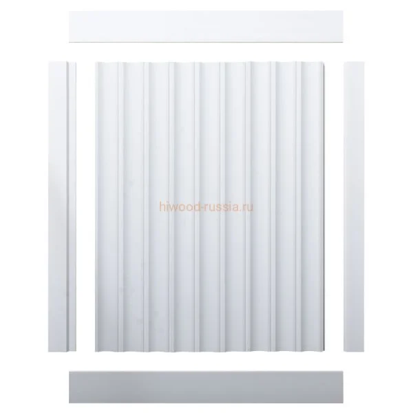 Финишный молдинг LF124A NP правый белый (42х12х2700мм) в Йошкар-Оле