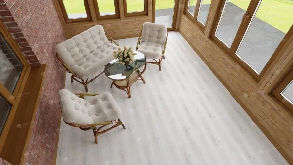 Каменно-полимерная плитка Alpine Floor Classic Дуб Выбеленный ECO 182-8, 4мм 43 класс в Йошкар-Оле