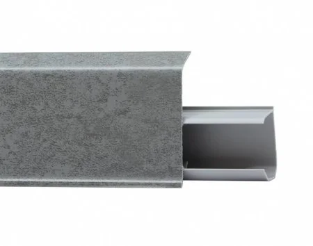 Пластиковый плинтус Royce №551 Грей (55х23х2200мм) в Йошкар-Оле