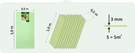 Подложка Солид 3мм листовая (5м2) в Йошкар-Оле