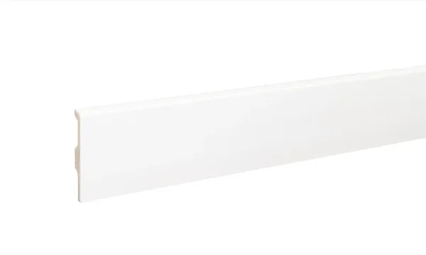 Плинтус дюрополимерный Bonkeel 01 Белый (80х14х2000 мм) в Йошкар-Оле