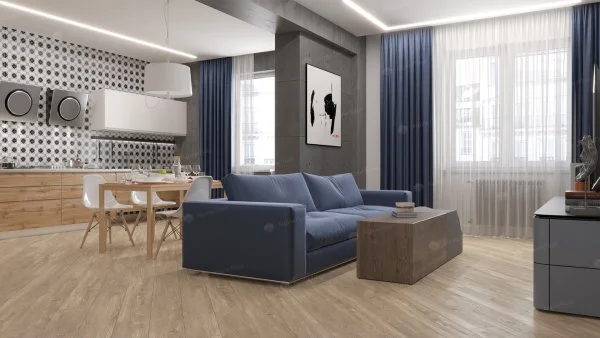 Каменно-полимерная плитка Alpine Floor Sequoia Секвойя Коньячная ECO 6-2, 4мм 43 класс в Йошкар-Оле