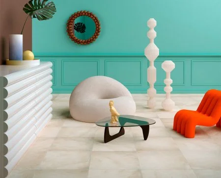 Керамогранит Coliseum Ривьера Уайт 60х60 (Натуральный и Реттифицированный) в Йошкар-Оле