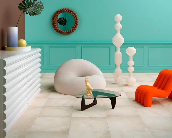 Керамогранит Coliseum Ривьера Уайт 60х60 (Натуральный и Реттифицированный) в Йошкар-Оле