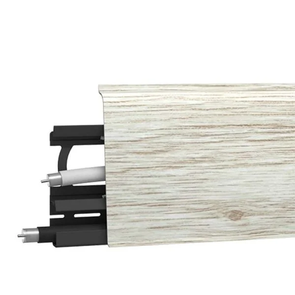 Плинтус пластиковый Arbiton INDO70 135 Дуб Платиновый 2,5 м в Йошкар-Оле