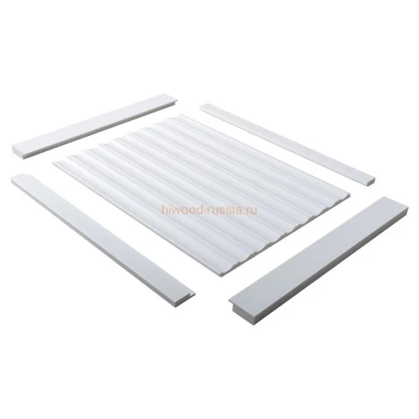 Финишный молдинг LF124A NP правый белый (42х12х2700мм) в Йошкар-Оле