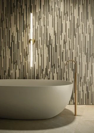 Керамогранит Italon Метрополис Вставка Стрип Ворм 26х75 (Натуральная) в Йошкар-Оле