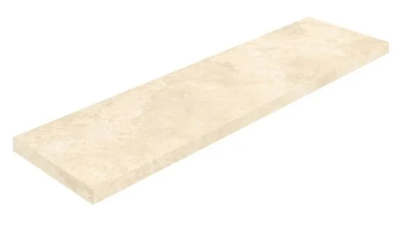 Керамогранит Coliseum Аурелия Уайт Ступень угловая левая (Натуральный, 33х120) в Йошкар-Оле